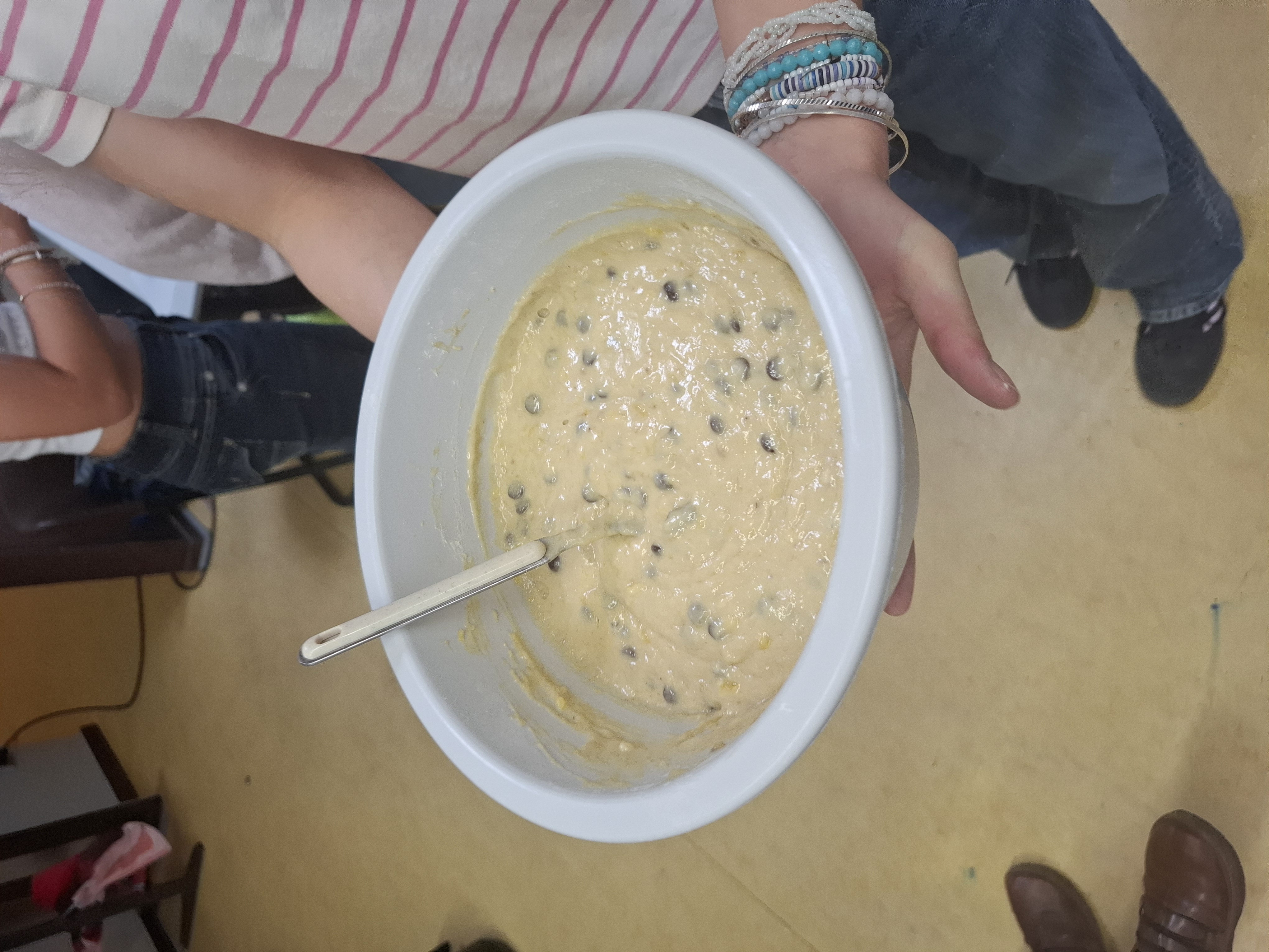 Schoko-Bananen-Brot in einer Kastenform