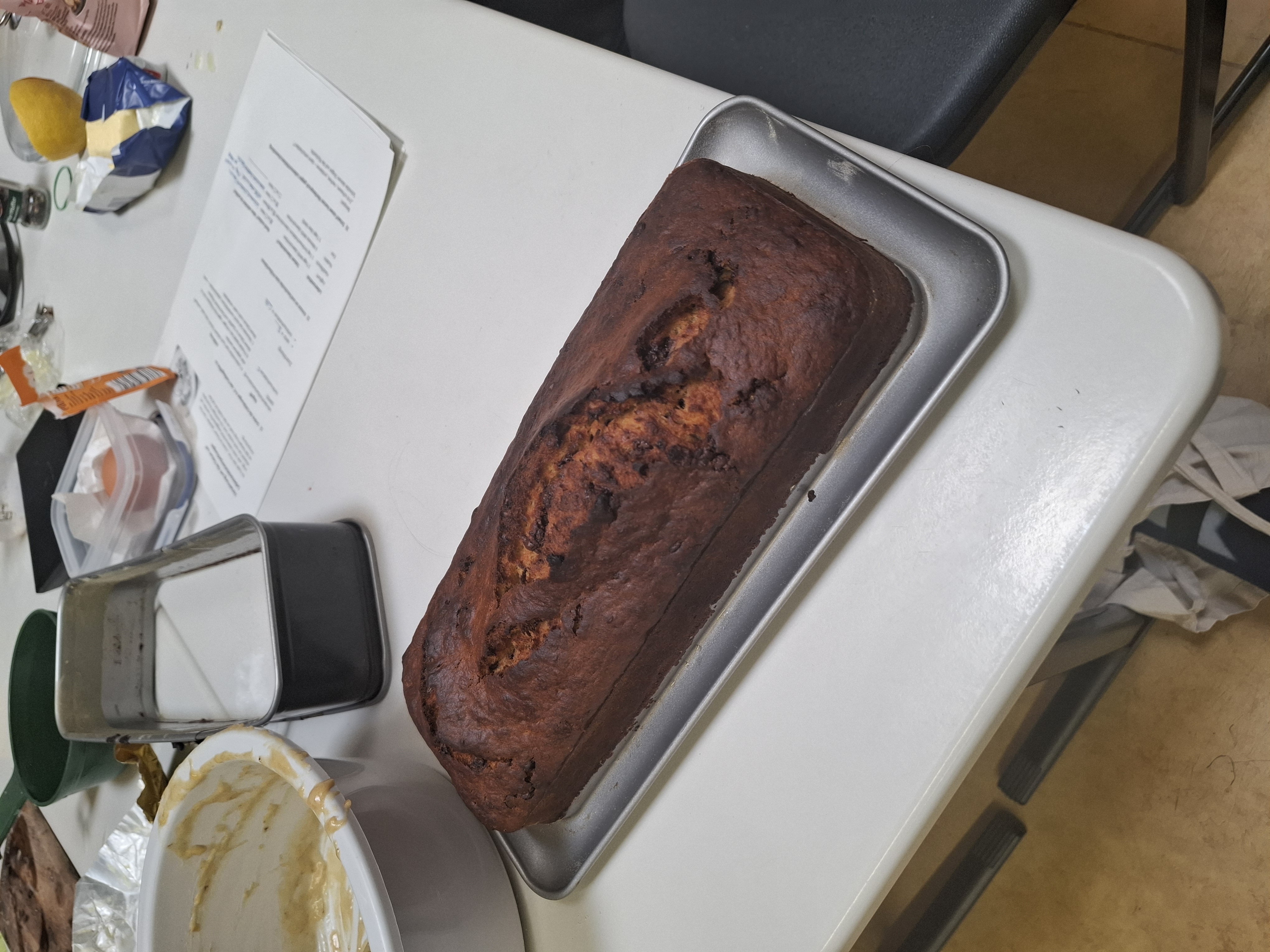 Fertiges Schoko-Bananen-Brot